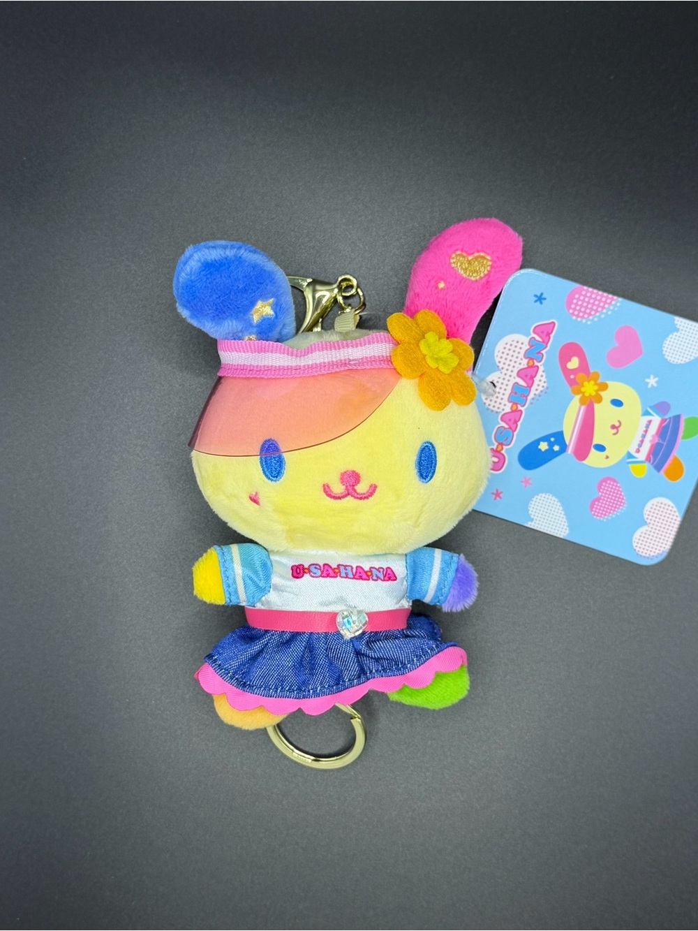 Sanrio U*SA*HA*NA with fan girl outfit plush/keychain us27